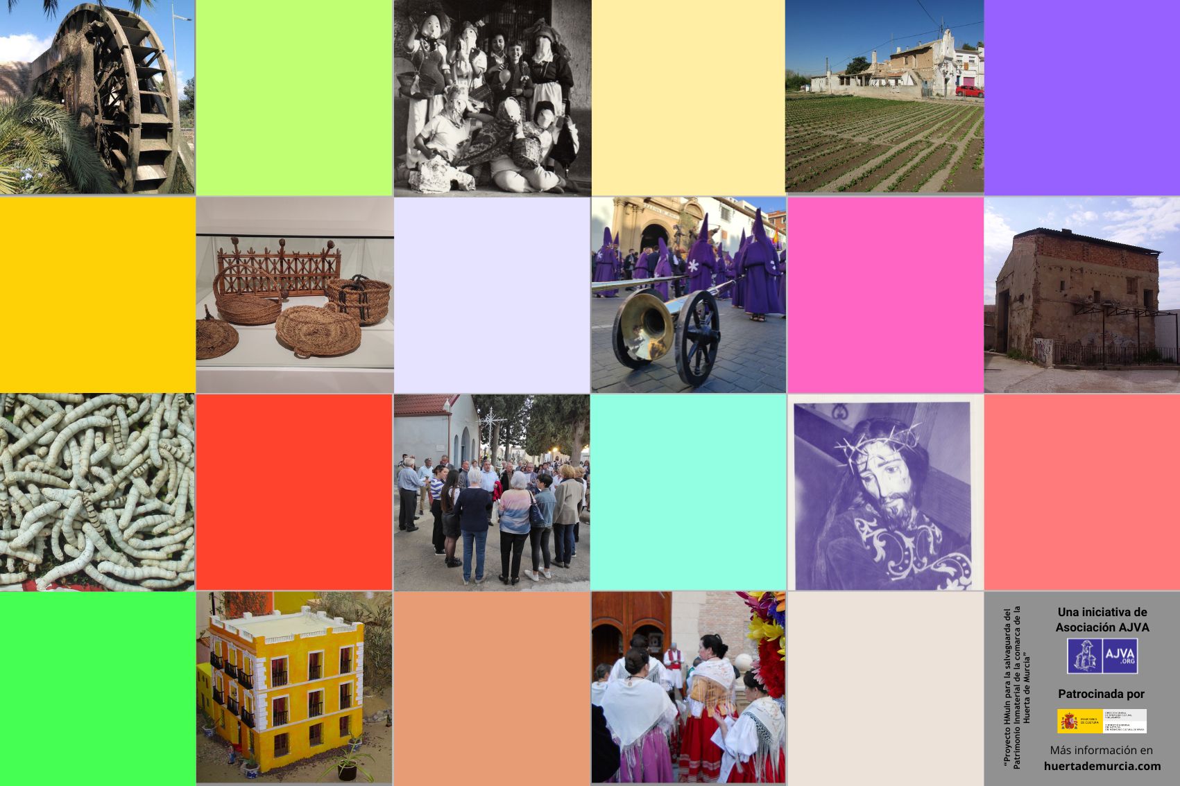 Alfombra de robótica educativa sobre la Huerta de Murcia